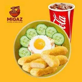 Hình ảnh Combo: Mì trộn Indomie gà nugget trứng - 1 ly nước ngọt size M