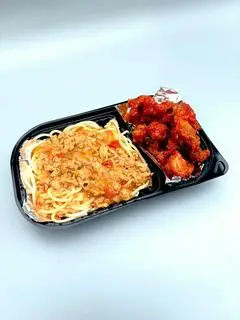 Hình ảnh Set mì ý mix gà viên 