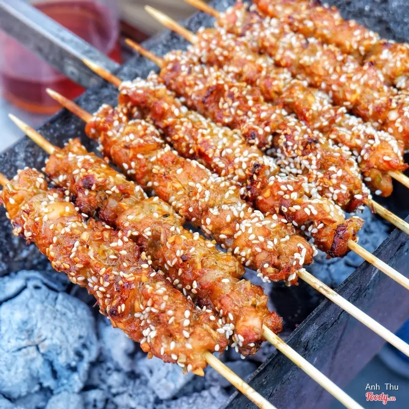 Hình ảnh Thịt xiên nướng 1 cây