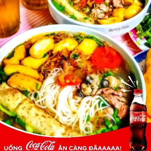 Hình ảnh Bún Thập Cẩm + Coca