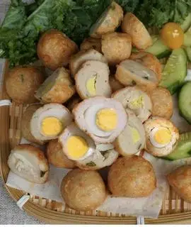 Hình ảnh Chả cá trứng cút