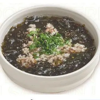 Hình ảnh canh rong biển + thịt xay