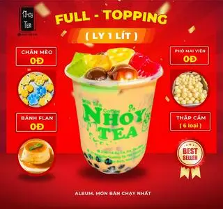 Hình ảnh Trà Sữa (Full Topping / 1 Lít)