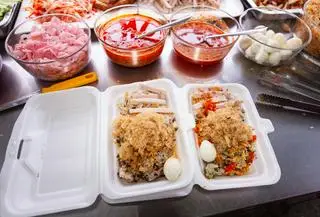 Hình ảnh Xôi mặn hộp lớn