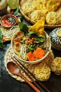 Hình ảnh Hủ tiếu mì chay