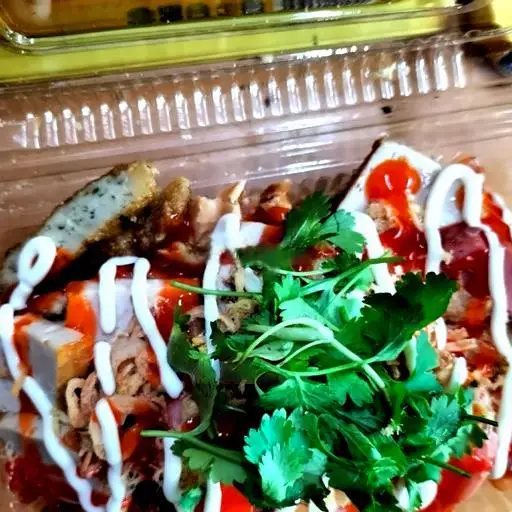 Hình ảnh BÁNH MI TRÔN CHA GIO + BO KHÔ 