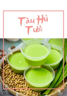Hình ảnh Tàu hũ tươi - vị lá dứa