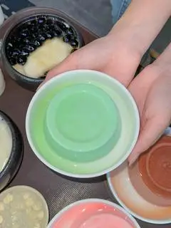 Hình ảnh pudding bạc hà 
