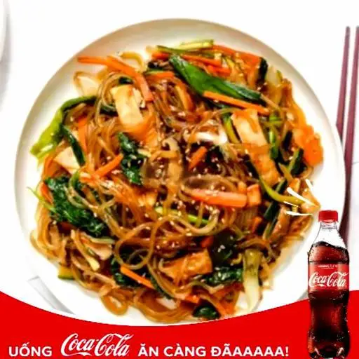 Hình ảnh Miến Trộn Cá Giò + Coca