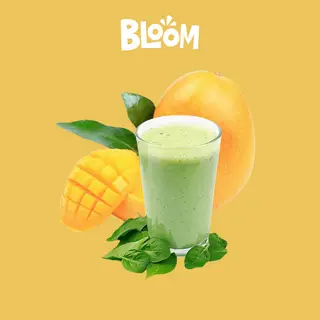 Hình ảnh Sinh tố xoài, bó xôi, sữa chua