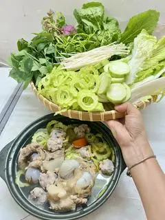 Hình ảnh Lẫu khổ qua xí quách thác lác