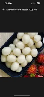 Hình ảnh Khay chôm chôm cắt sẵn 400g ruột