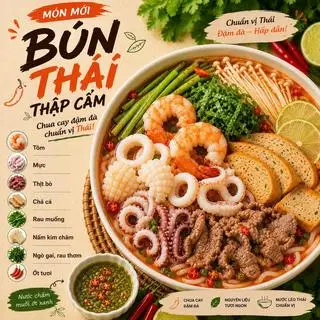 Hình ảnh Bún Thái Thập Cẩm