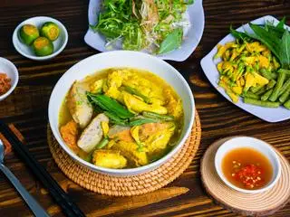 Hình ảnh Bún Thịt Cá + Chả