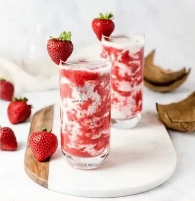 Hình ảnh Latte Dâu