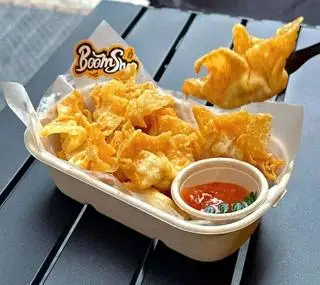 Hình ảnh Hoành thánh chiên nhân ngô - thịt - 玉米 - 鲜肉炸云吞