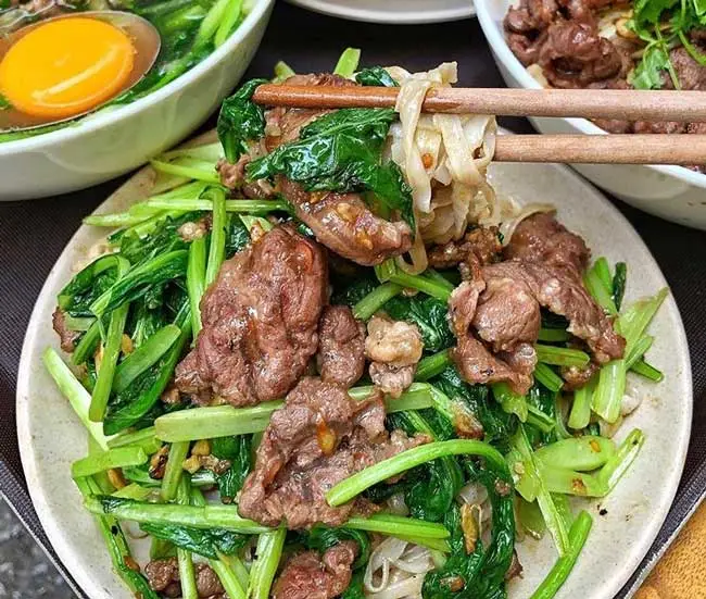 Hình ảnh phở xào bò 