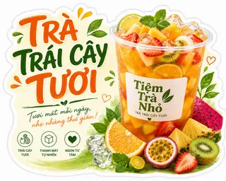 Hình ảnh Trà trái cây tươi