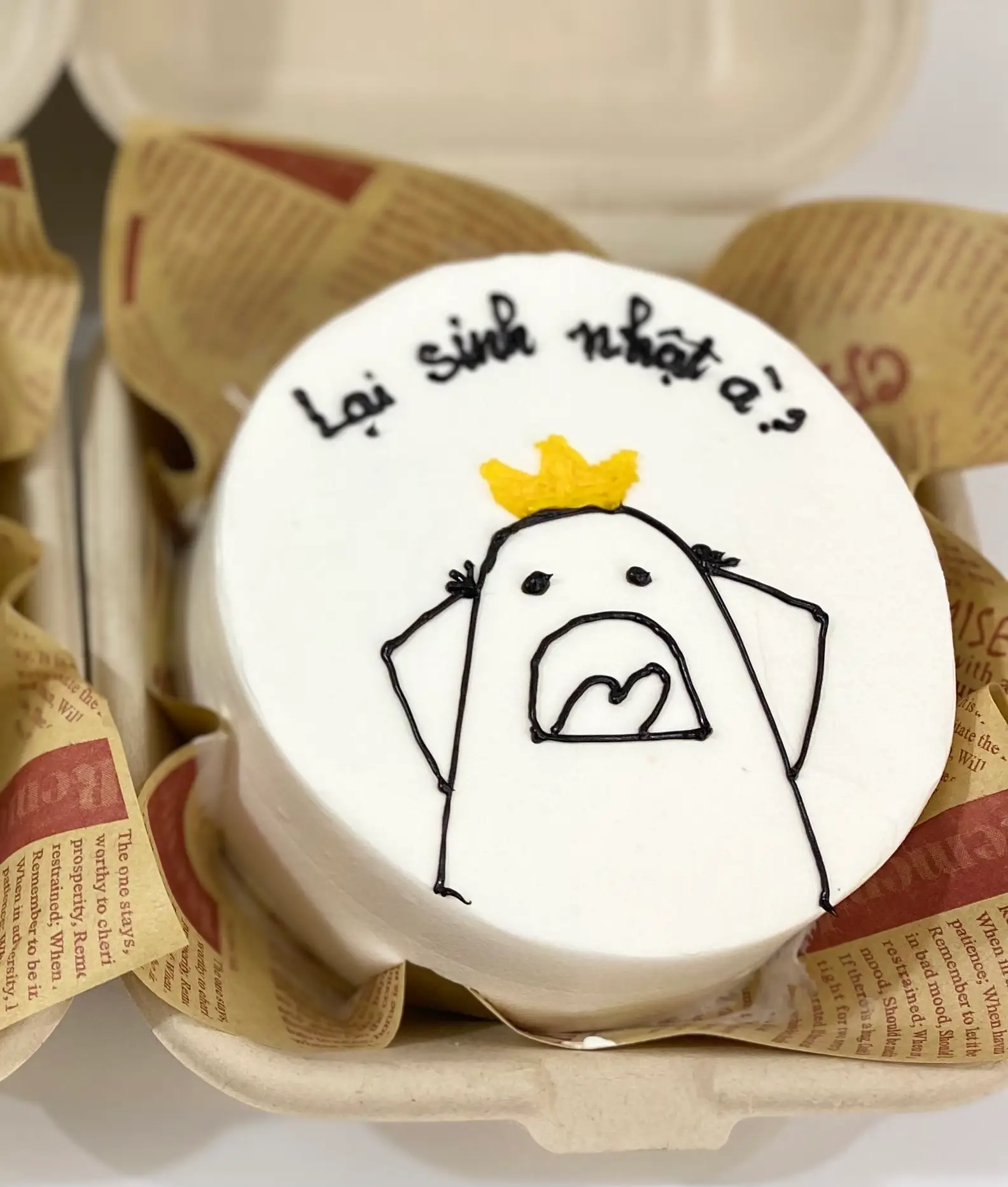 Hình ảnh Bánh sinh nhật bento mini - vẽ lại sinh nhật à?