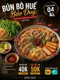 Hình ảnh Bún bò Huế đặc biệt