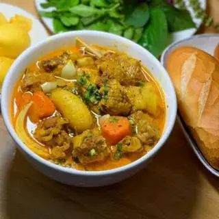 Hình ảnh Bánh mì cari vịt