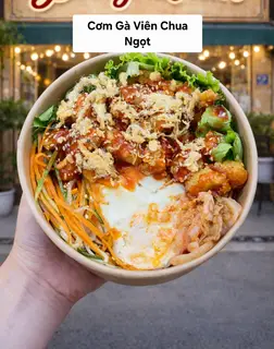 Hình ảnh Cơm gà viên chua ngọt