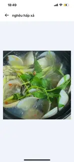 Hình ảnh Nghêu Hấp Sả