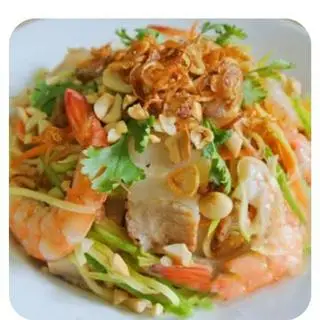 Hình ảnh gỏi đu đủ tôm tai heo đặc biệt