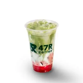 Hình ảnh Matcha latte dâu