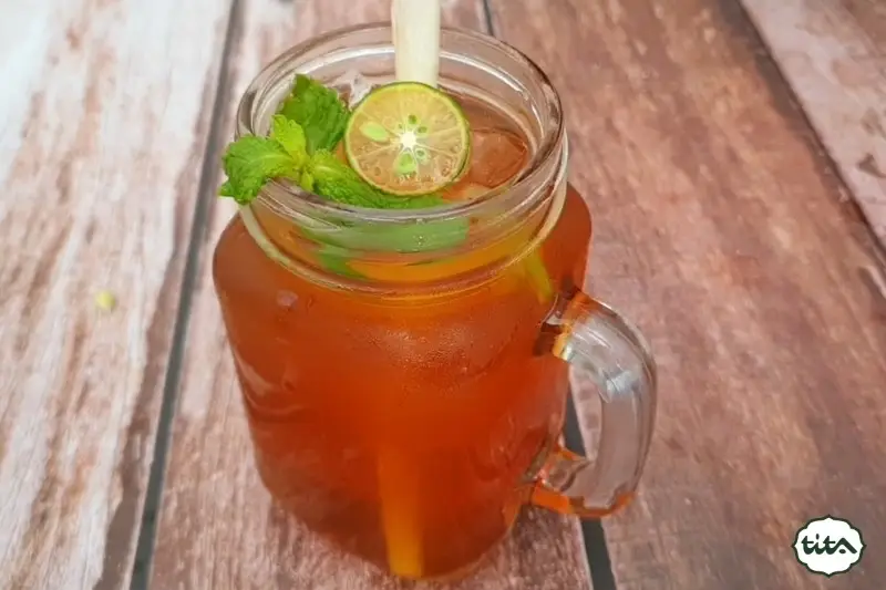 Hình ảnh Hồng trà tắc - 1 lít
