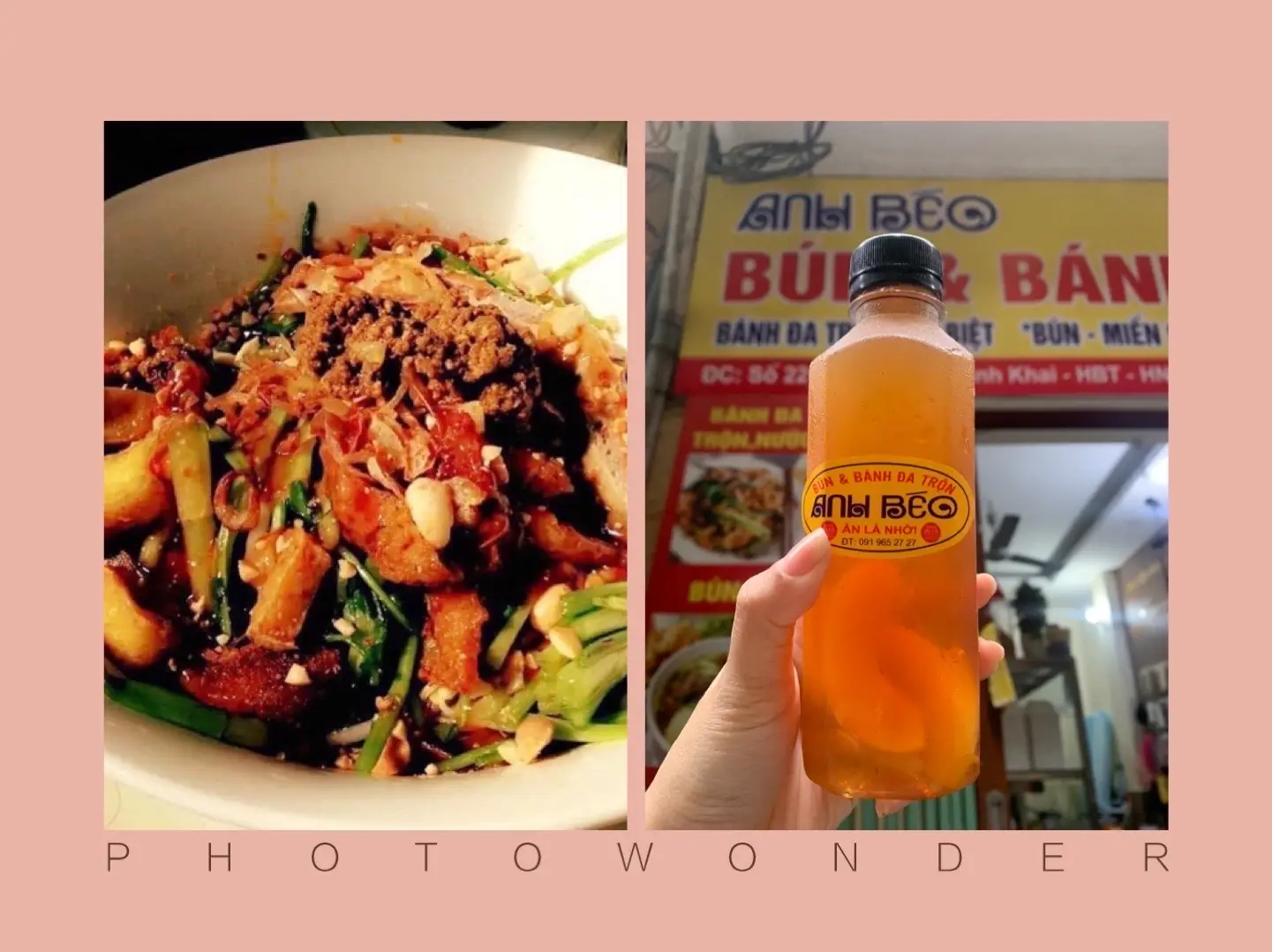 Hình ảnh Mì Trộn Đặc Biệt + Trà Đào Xả