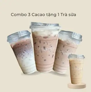 Hình ảnh Combo 3 cacao - 1 trà sữa