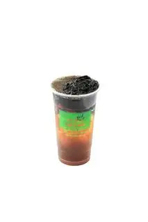Hình ảnh Trà dưa lưới hạt chia thạch sương sáo