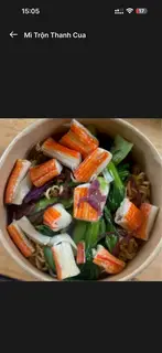 Hình ảnh Mì trộn Thanh cua