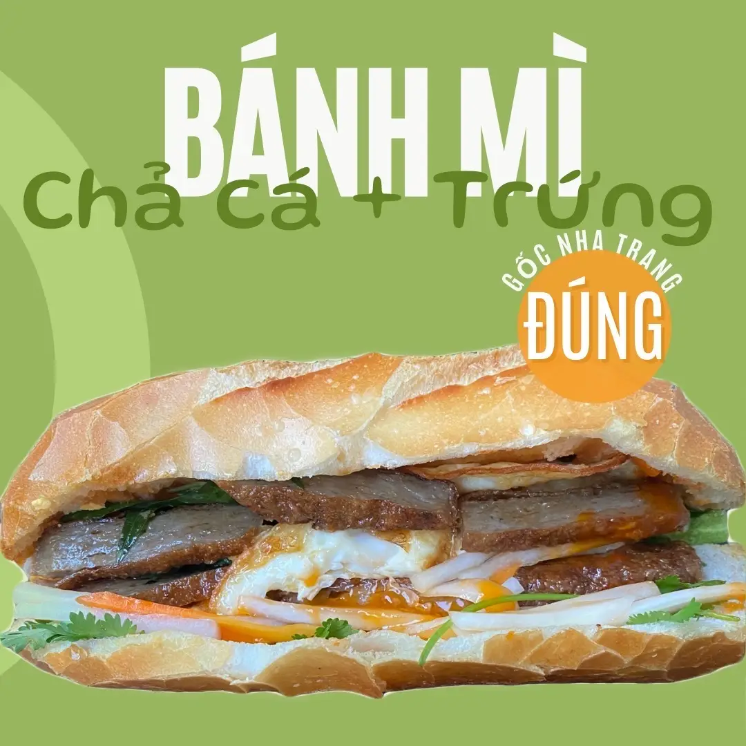 Hình ảnh Bánh mì chả cá Nha Trang - ốp la