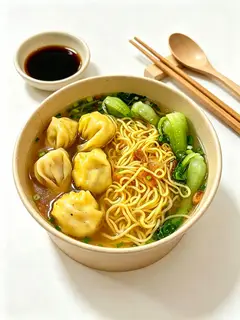 Hình ảnh Mì hoành thánh nước