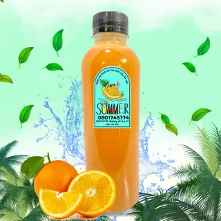 Hình ảnh Nước Cam Vắt Nguyên Chất Chai 330ml