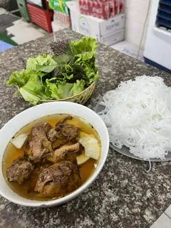 Hình ảnh bún chả viên - thịt xay
