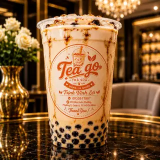 Hình ảnh Sữa tươi trân châu đường đen