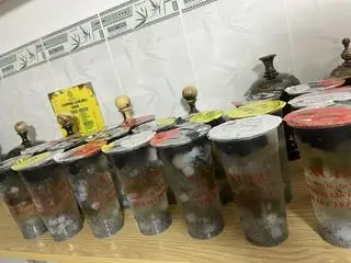 Hình ảnh Hạt é sâm sáo mủ trôm nha đam thạch dừa lười ươi 