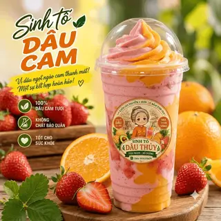 Hình ảnh Sinh tố dâu - cam