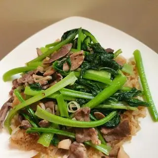 Hình ảnh Phở xào tim bầu dục