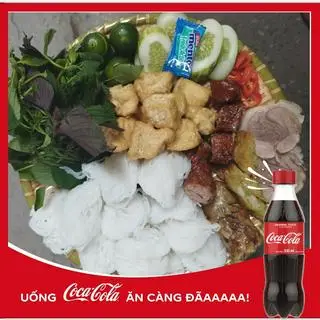 Hình ảnh Combo 2 Bún đậu mẹt x 2 coca chai
