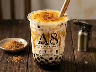 Hình ảnh Sữa Tươi Nướng Trân Châu Đường Đen