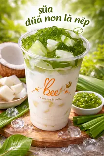 Hình ảnh Sữa dừa non lá nếp 