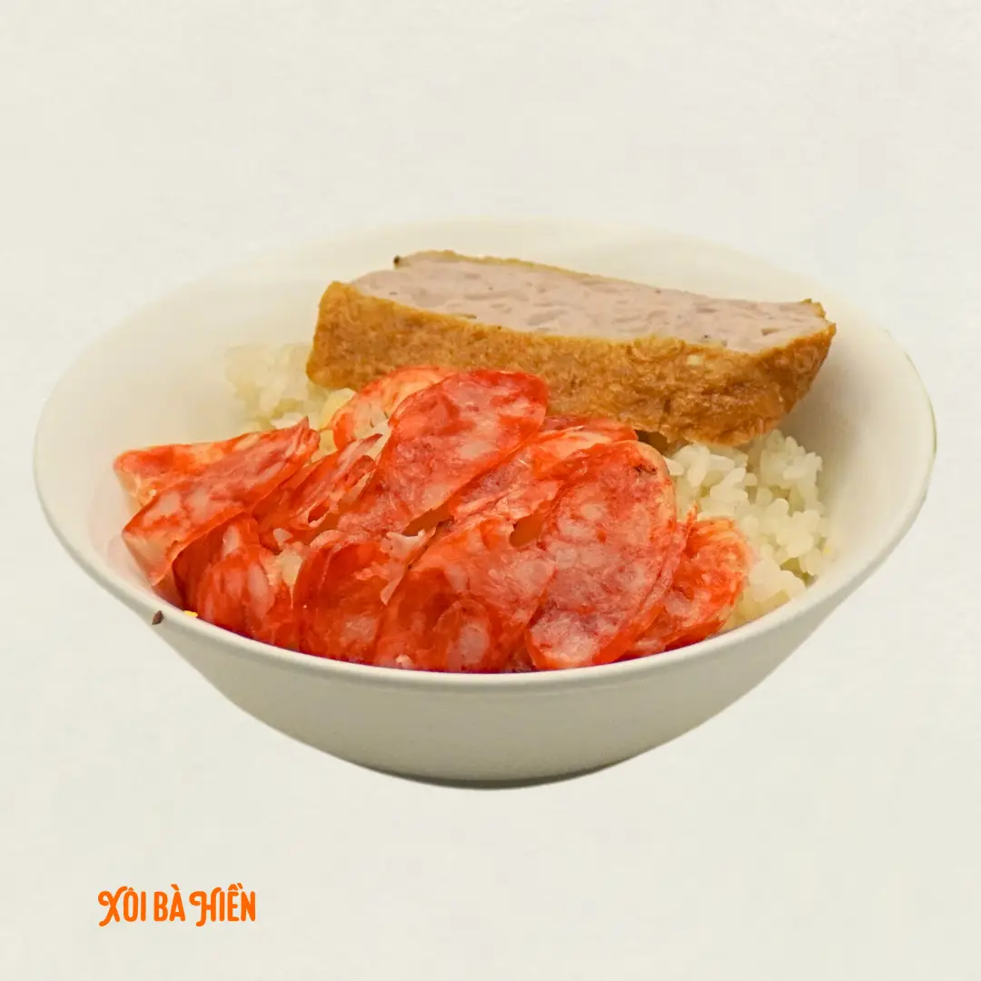 Hình ảnh Xôi chả, lạp xưởng