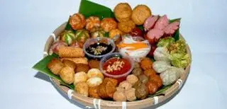 Hình ảnh COMBO Cá Viên Chiên Sốt Me Tỏi Chua Ngọt - Lớn