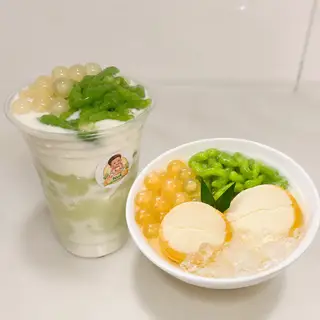 Hình ảnh Best Seller: Tàu Hũ Lá Dứa + Flan Mix Cốt Dừa