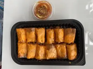 Hình ảnh bánh tráng cuộn bơ