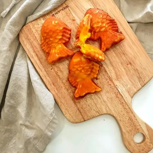 Hình ảnh Bánh cá Taiyaki trứng muối